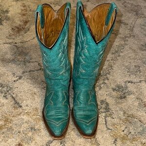 Corral Blue Western Leather Boots